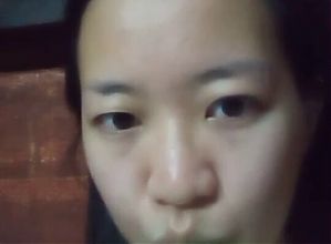 Chinese Asian girl at home alone 74